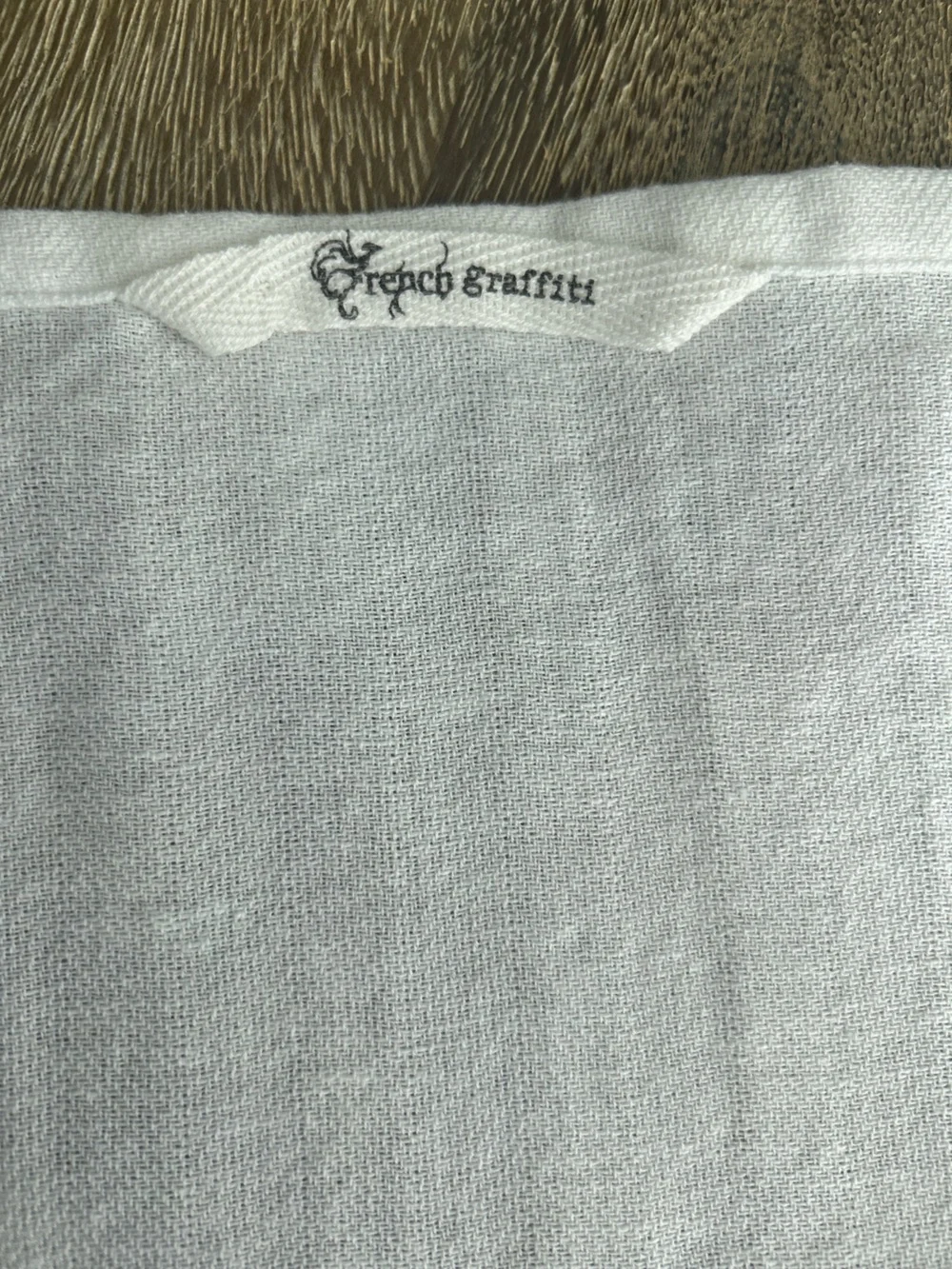 Le French Poodle Tea Towel - White with Pink Accents, 20”x25”